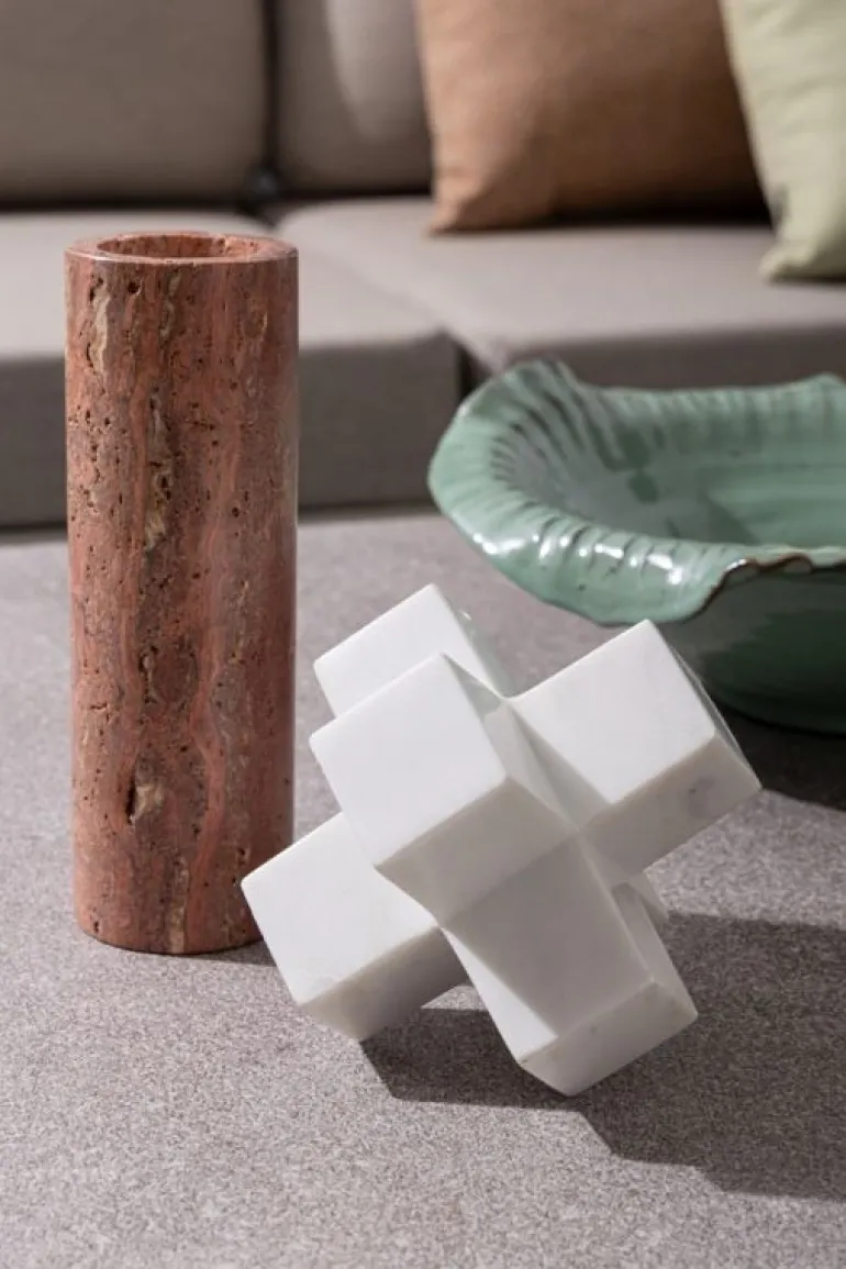 DECORAZIONE KANDY CROCE MARMO BIANCO