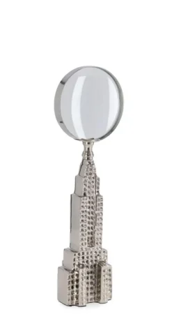 DECORAZIONE LENTE ADVENTURE ARGENTO H24