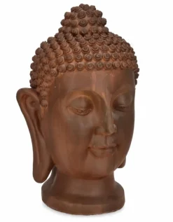DECORAZIONE MEILI TESTA BUDDHA RUSTY H59