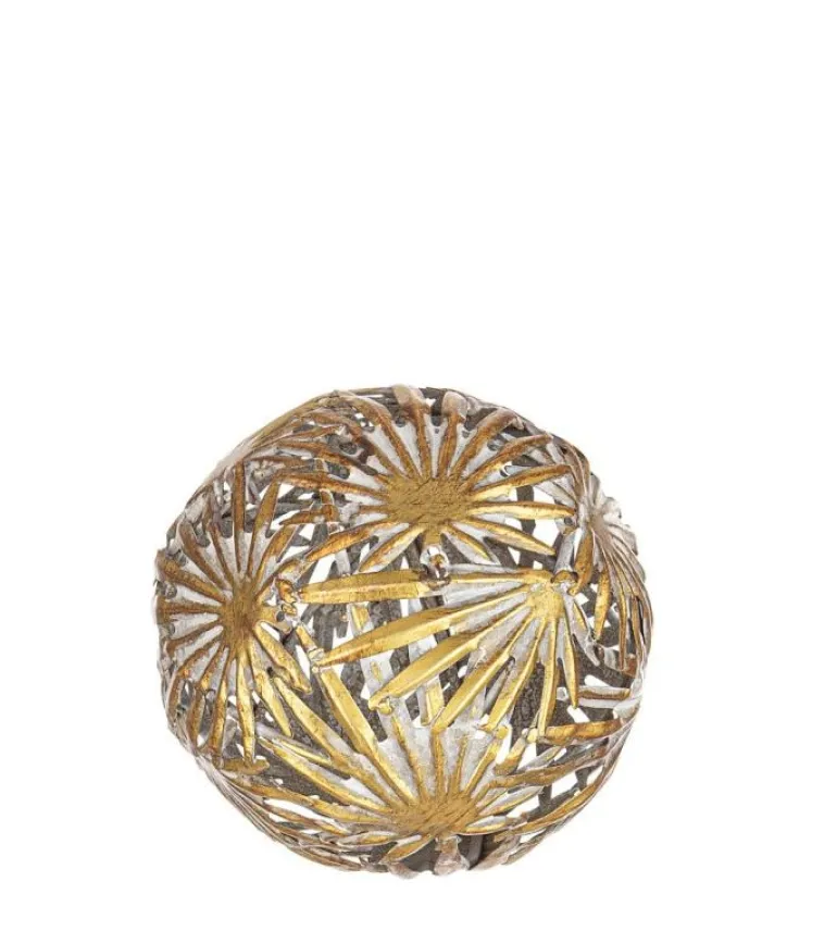 DECORAZIONE SFERICA MIRLEFT FOGLIA D12,5