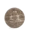 DECORAZIONE TIKAR SFERA MARMO MARRONE D7