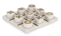 DECORAZIONE TRIS FORTUNE BIANCO 15X15