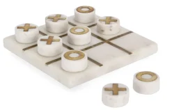 DECORAZIONE TRIS FORTUNE BIANCO 15X15