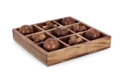 DECORAZIONE TRIS FORTUNE LEGNO 23,5X23,5