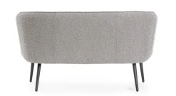 DIVANO 2 POSTI EFFETTO BOUCLE' GRIGIO - AVRIL