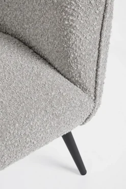 DIVANO 2 POSTI EFFETTO BOUCLE' GRIGIO - AVRIL