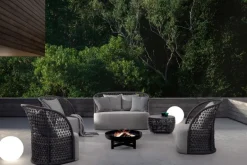 DIVANO CON CUSCINI ANTRACITE - CUYEN