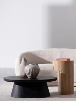 DIVANO EFFETTO BOUCLE' NATURALE - TECLA