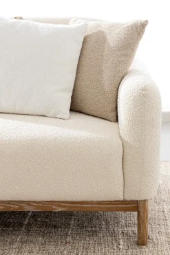 DIVANO EFFETTO BOUCLE' NATURALE - DETROIT