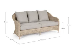 DIVANO IN ALLUMINIO - ADITYA