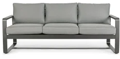 DIVANO IN ALLUMINIO ANTRACITE YK13 - MERRIGAN