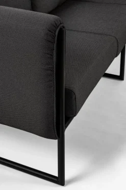 DIVANO IN ALLUMINIO ANTRACITE- PIXEL