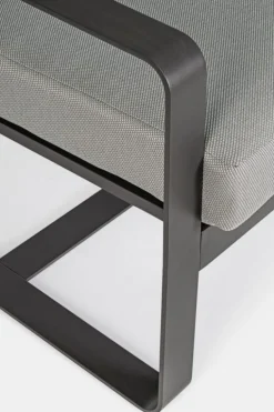 DIVANO IN ALLUMINIO ANTRACITE YK13 - MERRIGAN