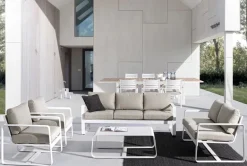 DIVANO IN ALLUMINIO BIANCO YK11 - MERRIGAN