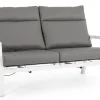DIVANO IN ALLUMINIO BIANCO JX11 - KLEDI