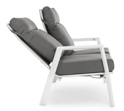 DIVANO IN ALLUMINIO BIANCO JX11 - KLEDI