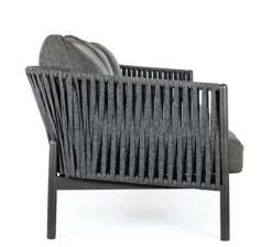 DIVANO IN CORDA PER ESTERNO ANTRACITE WG21 - FLORENCIA