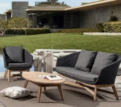 DIVANO IN CORDA PER ESTERNO ANTRACITE- COACHELLA