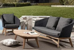 DIVANO IN CORDA PER ESTERNO ANTRACITE- COACHELLA