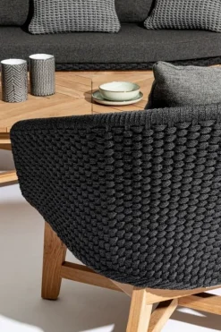 DIVANO IN CORDA PER ESTERNO ANTRACITE- COACHELLA