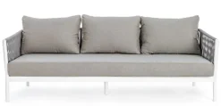DIVANO IN CORDA PER ESTERNO BIANCO WG20 - FLORENCIA