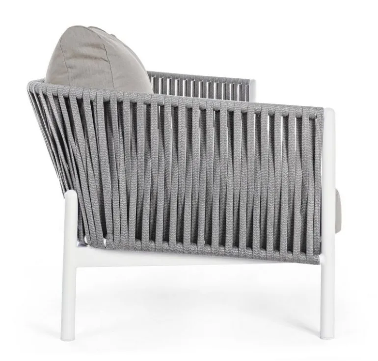 DIVANO IN CORDA PER ESTERNO BIANCO WG20 - FLORENCIA