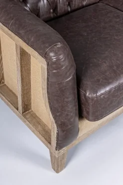 DIVANO IN ECOPELLE - RAYMOND