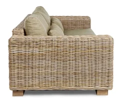 DIVANO IN FIBRE NATURALI 4 POSTI - LEANDRO