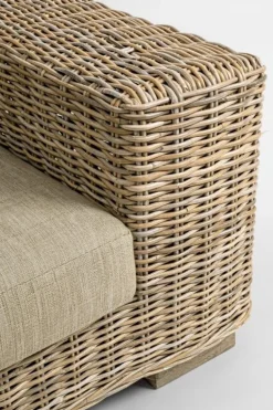 DIVANO IN FIBRE NATURALI 4 POSTI - LEANDRO