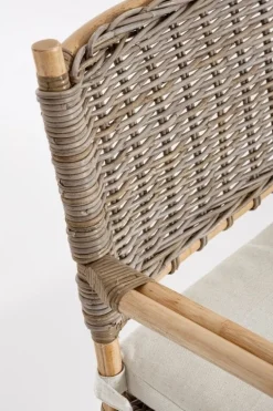 DIVANO IN FIBRE NATURALI CON CUSCINI - TARIFA