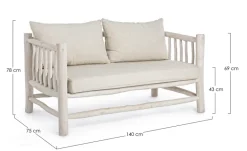 DIVANO IN TEAK - SAHEL