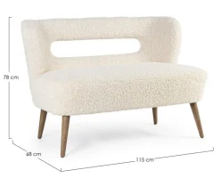 DIVANO IN TESSUTO - CORTINA