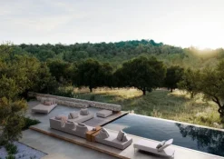 DIVANO IN TESSUTO PER ESTERNO - PIPER