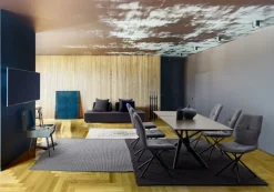 DIVANO IN TESSUTO PER ESTERNO ANTRACITE - PIPER