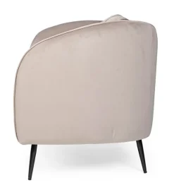 DIVANO IN VELLUTO GRIGIO CHIARO - CANDIS