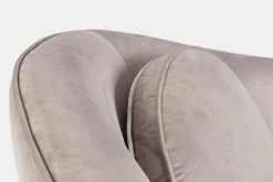 DIVANO IN VELLUTO GRIGIO CHIARO - CANDIS