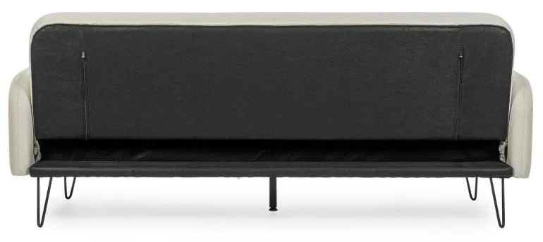 DIVANO LETTO IN TESSUTO BEIGE - BRIDJET