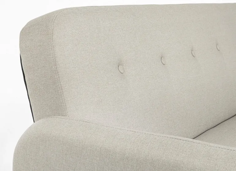 DIVANO LETTO IN TESSUTO BEIGE - BRIDJET
