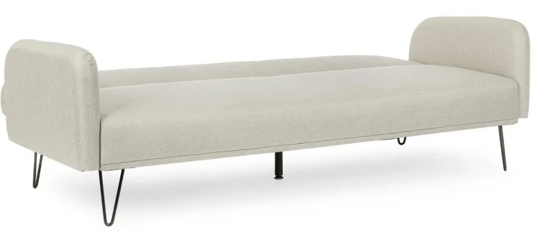 DIVANO LETTO IN TESSUTO BEIGE - BRIDJET