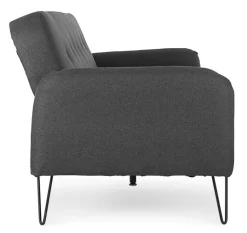 DIVANO LETTO IN TESSUTO NERO - BRIDJET