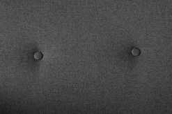 DIVANO LETTO IN TESSUTO NERO - BRIDJET