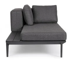 DIVANO LOUNGE IN ALLUMINIO ANTRACITE WG21 - MATRIX