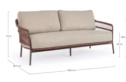 DIVANO 2-3P C-C TALAIA JAVA
