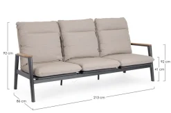 DIVANO 3P RECL C-C MIGUEL ANTR JX55