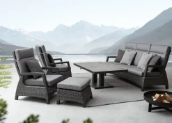 DIVANO RECLINABILE IN ALLUMINIO ANTRACITE JX55 - BRITTON