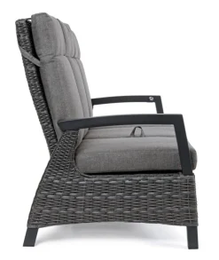 DIVANO RECLINABILE IN ALLUMINIO ANTRACITE JX55 - BRITTON