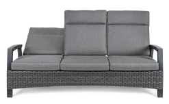 DIVANO RECLINABILE IN ALLUMINIO ANTRACITE JX55 - BRITTON