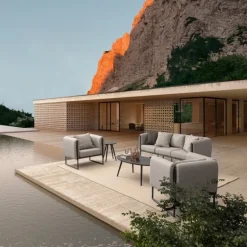 FODERA CUSCINO ESTERNO DAYA GRIGIO 45X45