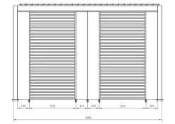 FRANGISOLE LAT PERGOLA OCEAN 123CM ANTR