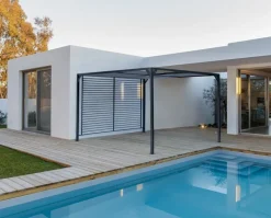 GAZEBO IN ALLUMINIO 3X3.6 ANTRACITE LH32 - NOAH